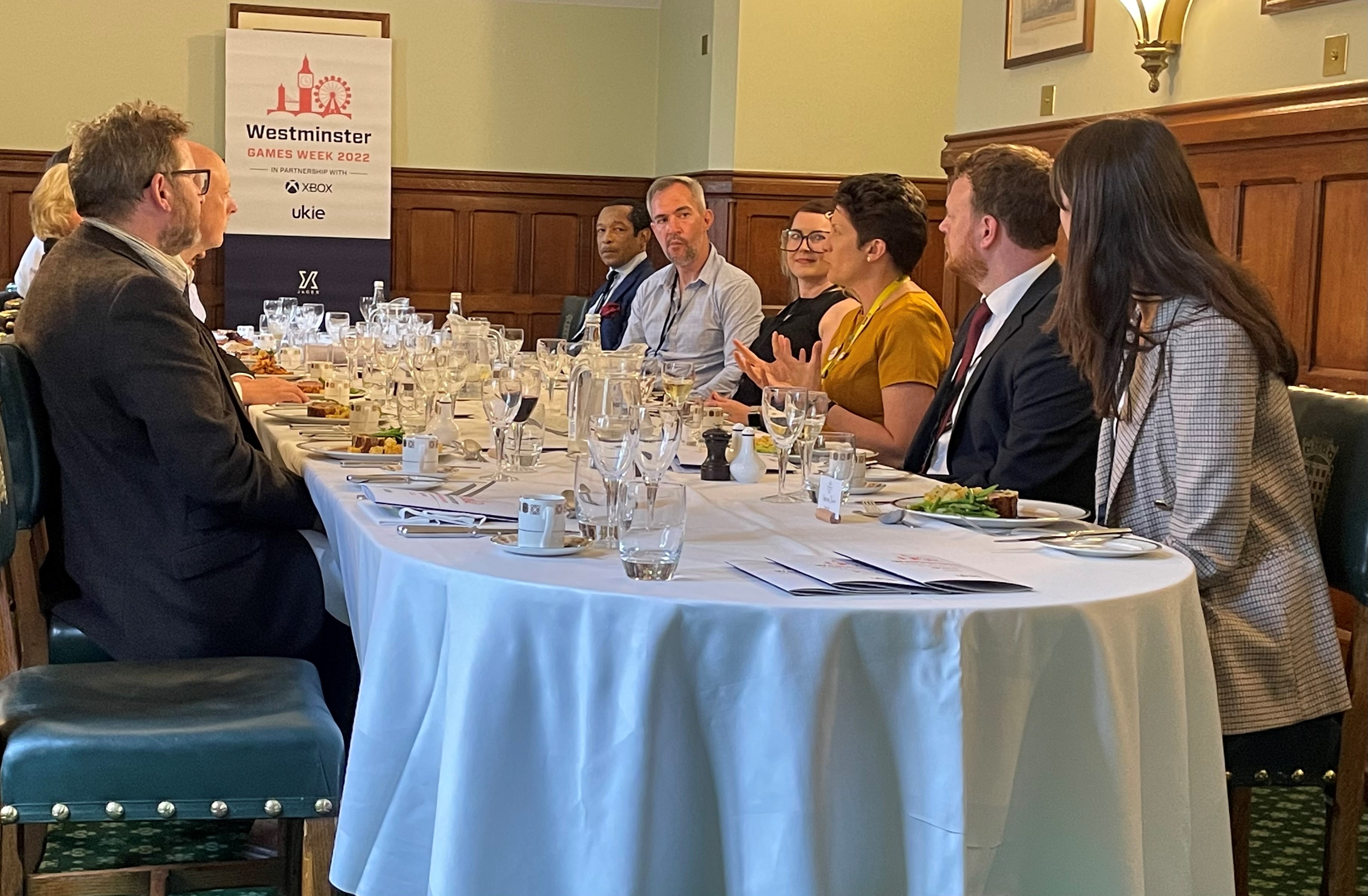 The opening lunch of Westminster Games Week discussed the sector's role in levelling up the UK economy.